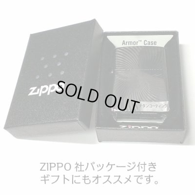 画像6: ZIPPO アーマー ブラックチタンウェーブ ジッポ ライター チタン加工 彫刻 両面加工 黒 かっこいい 重厚 おしゃれ 高級 メンズ ギフト プレゼント