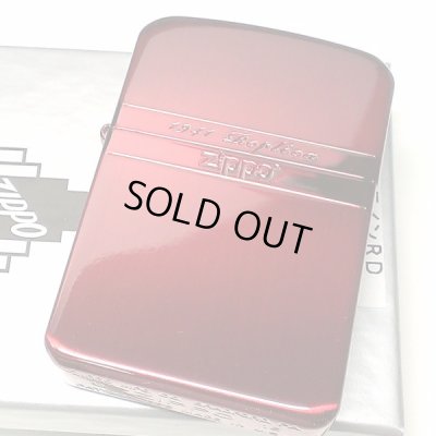 画像2: ZIPPO ライター ジッポ 1941 復刻レプリカ ミラーライン レッド サテン＆鏡面 赤 かっこいい おしゃれ メンズ レディース 女性 ギフト プレゼント