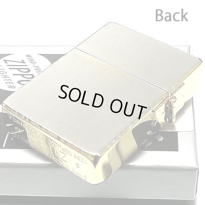 画像4: ZIPPO 1935 復刻レプリカ サイドゴールド ロゴデザイン ジッポライター かっこいい リューターカット 角型 金銀 高級 おしゃれ ギフト プレゼント