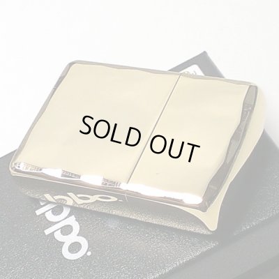 画像4: ZIPPO アーマー ジッポ ライター ゴールド シャインレイ 金タンク 重厚モデル 両面コーナー彫刻 金 シンプル メンズ ジッポー ギフト プレゼント
