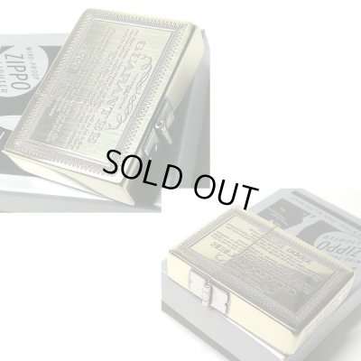画像5: ZIPPO 1935 復刻レプリカ ジッポライター おしゃれ GUARANTEE ギャランティ BS いぶし アンティークブラス かっこいい 真鍮 ゴールド 角型 彫刻 ギフト