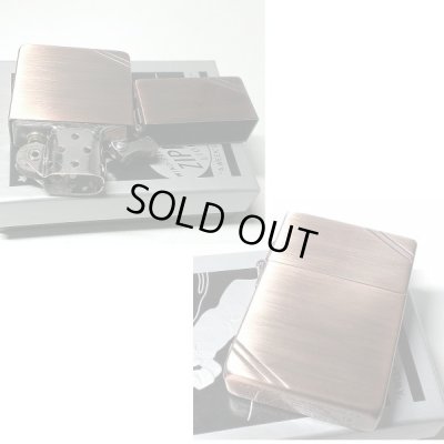 画像5: ZIPPO 1935 ジッポ ライター 1935年復刻レプリカ カッパー 銅古美 3面アラベスク ダイアゴナルライン 唐草 彫刻 アンティーク 角型 3バレル かっこいい 人気 ギフト プレゼント