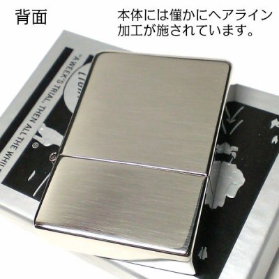 画像4: ZIPPO 1935 復刻レプリカ ジッポ ライター GUARANTEE ギャランティ SV シルバー いぶし おしゃれ 角型 彫刻 Zippoライター かっこいい ギフト プレゼント