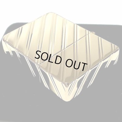 画像4: ZIPPO ライター 1935 復刻レプリカ ジッポー K24 純金メッキ かっこいい 5面ダイヤカット彫刻 ゴールド 角型 ギフト プレゼント 3バレル おしゃれ メンズ