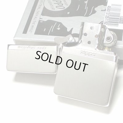 画像4: ZIPPO ライター ジッポ 1935 復刻レプリカ ミラーライン クラシック 角型 外ヒンジ 3バレル シルバー サテン＆鏡面 SV かっこいい シンプル メンズ プレゼント