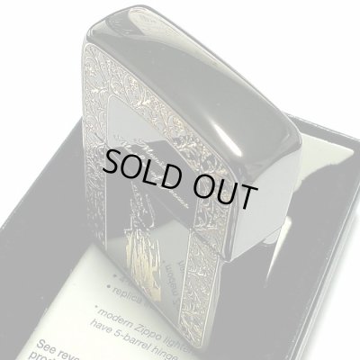 画像6: ZIPPO 1941 復刻レプリカ ジッポ ライター かっこいい マリア ブラックニッケル 黒金 おしゃれ 丸角 メンズ ギフト プレゼント