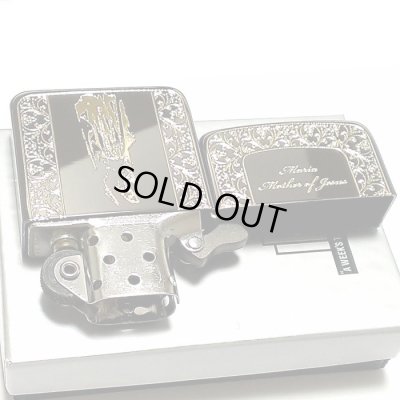 画像5: ZIPPO 1941 復刻レプリカ ジッポ ライター かっこいい マリア ブラックニッケル 黒金 おしゃれ 丸角 メンズ ギフト プレゼント