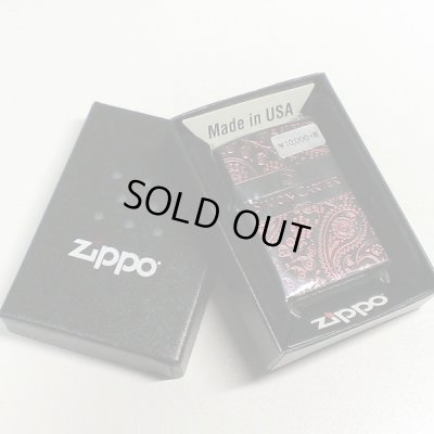 画像5: ZIPPO ライター サイモンカーター ジッポ ペイズリ― マットブラック×レッド 艶消し 黒 赤 彫刻 かっこいい メンズ ブランド ジッポ― かわいい おしゃれ ギフト プレゼント