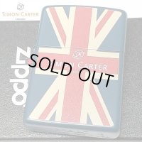 ZIPPO サイモンカーター ジッポ ライター ユニオンジャック マットカラー 艶消し青 かっこいい おしゃれ メンズ 可愛い ブランド ギフト プレゼント