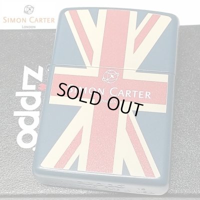 画像1: ZIPPO サイモンカーター ジッポ ライター ユニオンジャック マットカラー 艶消し青 かっこいい おしゃれ メンズ 可愛い ブランド ギフト プレゼント