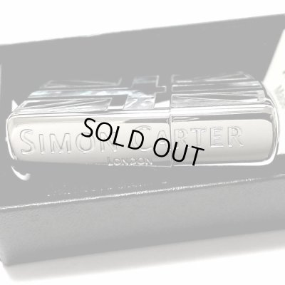画像3: ZIPPO アーマー サイモンカーター ジッポ ライター かっこいい ユニオンジャック シェルインレイ シルバー 天然貝 サイド彫刻 メンズ ギフト ブランド おしゃれ
