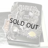 ZIPPO ライター ハーレーダビッドソン ジッポ イオンブラック 銀イブシメタル 黒 イーグル 日本国内限定モデル かっこいい おしゃれ ジッポー ギフト