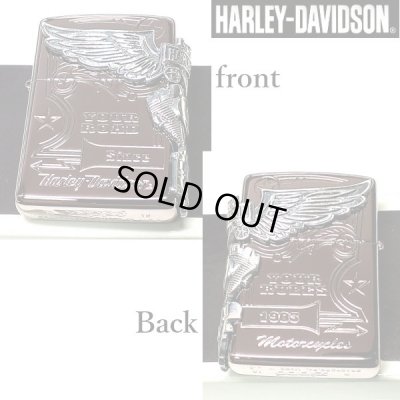 画像4: ZIPPO ライター ハーレーダビッドソン ジッポ チョコブラウン チタン加工 3面大型メタル イーグル HARLEY-DAVIDSON 日本国内限定モデル かっこいい ギフト