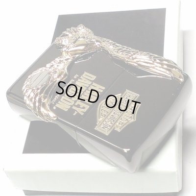 画像8: ZIPPO ライター ハーレーダビッドソン ジッポ イオンブラック ゴールドメタル 黒 金 イーグル 日本国内限定モデル かっこいい おしゃれ ジッポー ギフト