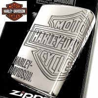 ZIPPO ライター ハーレーダビッドソン ジッポ ロゴデザイン3面彫刻 シルバー燻し かっこいい 日本限定モデルジッポー おしゃれ メンズ ギフト プレゼント