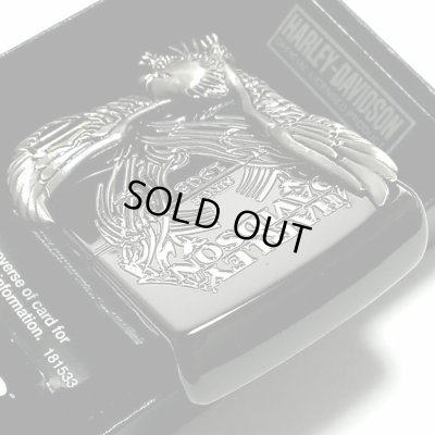 画像7: ZIPPO ライター ハーレーダビッドソン ジッポ イオンブラック 銀イブシメタル 黒 イーグル 日本国内限定モデル かっこいい おしゃれ ジッポー ギフト