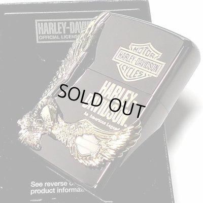 画像11: ZIPPO ライター ハーレーダビッドソン ジッポ イオンブラック ゴールドメタル 黒 金 イーグル 日本国内限定モデル かっこいい おしゃれ ジッポー ギフト