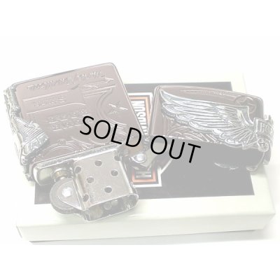 画像8: ZIPPO ライター ハーレーダビッドソン ジッポ チョコブラウン チタン加工 3面大型メタル イーグル HARLEY-DAVIDSON 日本国内限定モデル かっこいい ギフト
