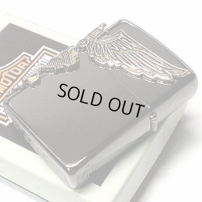画像3: ジッポライター ハーレーダビッドソン ZIPPO ブラック チタン加工 かっこいい 3面大型メタル イーグル HARLEY-DAVIDSON 日本国内限定モデル ジッポー ギフト
