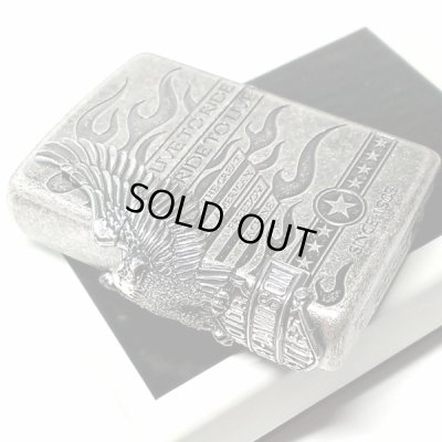 画像6: ZIPPO ハーレーダビッドソン ジッポ ライター アンティークシルバー 銀古美 3面大型メタル 鷲 HARLEY-DAVIDSON 日本国内限定モデル かっこいい メンズ ギフト