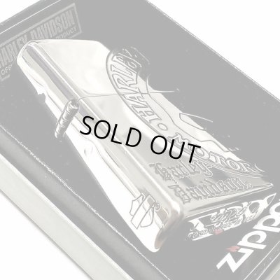 画像6: ZIPPO ライター ハーレーダビッドソン ジッポ スカル3面彫刻 シルバー燻し かっこいい ドクロ 日本限定モデルジッポー おしゃれ メンズ ギフト プレゼント