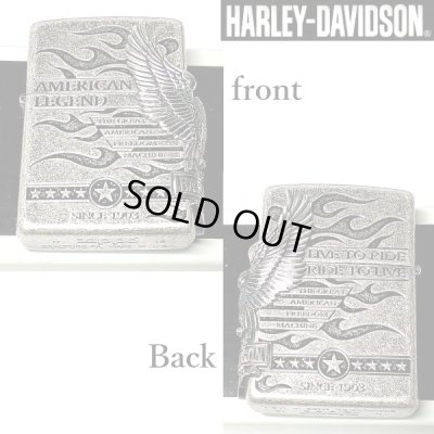 画像3: ZIPPO ハーレーダビッドソン ジッポ ライター アンティークシルバー 銀古美 3面大型メタル 鷲 HARLEY-DAVIDSON 日本国内限定モデル かっこいい メンズ ギフト