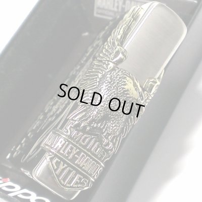 画像5: ジッポライター ハーレーダビッドソン ZIPPO かっこいい アンティーク シルバー＆ゴールド 金銀 古美仕上げ 3面メタル 鷲 日本国内限定モデル メンズ ギフト