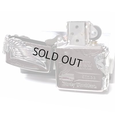画像7: ZIPPO ライター ハーレーダビッドソン ジッポ チョコブラウン チタン加工 3面大型メタル イーグル HARLEY-DAVIDSON 日本国内限定モデル かっこいい ギフト