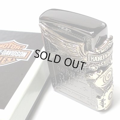 画像11: ジッポライター ハーレーダビッドソン ZIPPO ブラック チタン加工 かっこいい 3面大型メタル イーグル HARLEY-DAVIDSON 日本国内限定モデル ジッポー ギフト