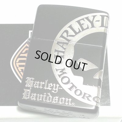 画像3: ZIPPO ライター ハーレーダビッドソン ジッポ スカル マットブラック＆シルバー 黒銀 かっこいい ドクロ 3面彫刻 日本限定モデル おしゃれ メンズ ギフト プレゼント