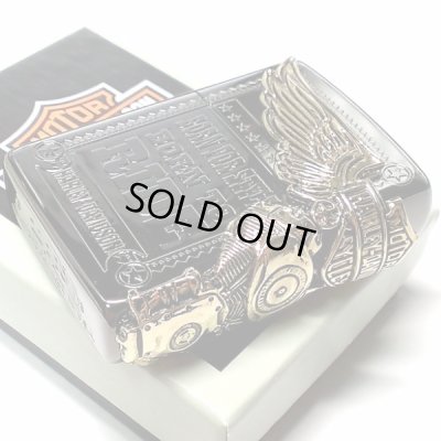 画像7: ジッポライター ハーレーダビッドソン ZIPPO ブラック チタン加工 かっこいい 3面大型メタル イーグル HARLEY-DAVIDSON 日本国内限定モデル ジッポー ギフト