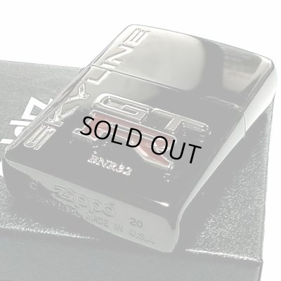 画像3: ZIPPO ライター スカイラインGT-R リアルエンブレム　メタル ジッポ R32 ブラック 日産公認モデル GTR-BNR32 車 かっこいい メンズ ギフト プレゼント