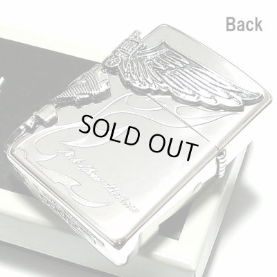 画像3: ZIPPO ライター ハーレーダビッドソン ジッポ シルバー燻し 大型3面メタル 彫刻 かっこいい 日本限定モデル おしゃれ ウィング メンズ ギフト プレゼント