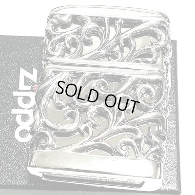画像3: ZIPPO ライター メタルジャケット 超重厚 デビル シルバーイブシ 豪華 ジッポ 彫刻デザイン 4面加工 銀 メンズ アクセサリー かっこいい プレゼント ギフト