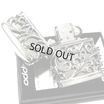 画像5: ZIPPO ライター メタルジャケット 超重厚 デビル シルバーイブシ 豪華 ジッポ 彫刻デザイン 4面加工 銀 メンズ アクセサリー かっこいい プレゼント ギフト