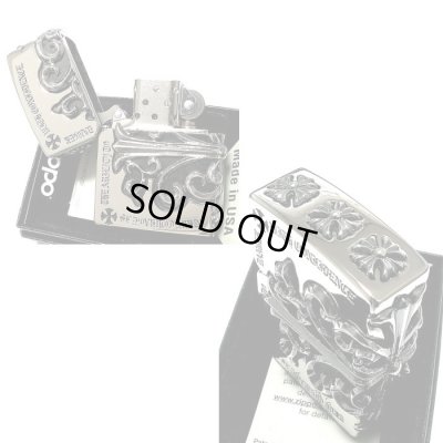 画像5: ZIPPO ライター メタルジャケット 超重厚 クロス シルバーイブシ ジッポ 5面加工 彫刻デザイン 銀 メンズ アクセサリー 十字架 かっこいい プレゼント ギフト