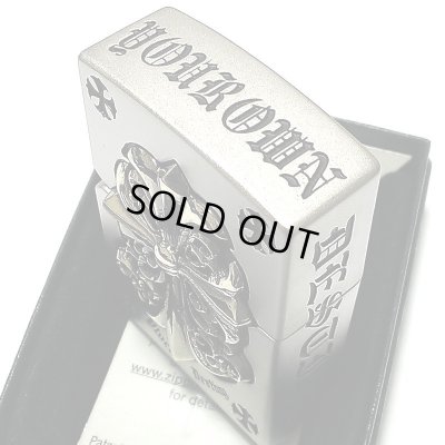 画像5: ZIPPO ライター メタルジャケット ジッポ 超重厚 クロス シルバー＆ゴールド 5面デザイン 艶消し 彫刻 メンズ 銀 十字架 アクセサリー かっこいい ギフト