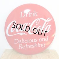 ブリキ看板 コカコーラ アンティーク ガレージ プレート 丸型 壁飾り 正規ライセンス品 アメリカン 雑貨 インテリア おしゃれ 可愛い サーファー カフェ 店舗
