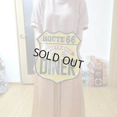 画像4: ブリキ看板 ビンテージ DINER ルート66 ガレージ プレート 壁飾り アメリカン 雑貨 大きい インテリア 可愛い かわいい サーファー カフェ 店舗