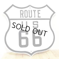 ブリキ看板 ルート66 アンティーク ROUTE 66 ガレージ 壁飾り ロゴ 正規ライセンス品 アメリカン 雑貨 かっこいい おしゃれ 可愛い サーファー カフェ 店舗