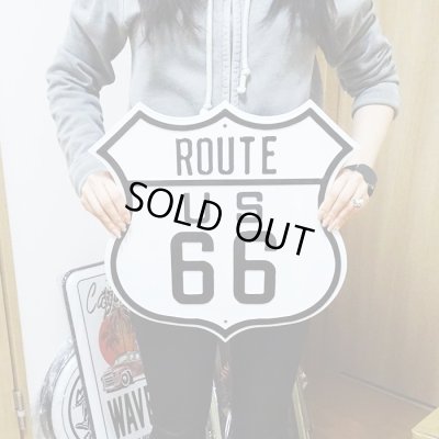 画像4: ブリキ看板 ルート66 アンティーク ROUTE 66 ガレージ 壁飾り ロゴ 正規ライセンス品 アメリカン 雑貨 かっこいい おしゃれ 可愛い サーファー カフェ 店舗