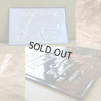 画像3: ブリキ看板 ビンテージ TRUELIFEHOLLYWOOD 車 ブラック プレート 壁飾り アメリカン 雑貨 インテリア セクシーレディー サーファー カフェ かっこいい 店舗