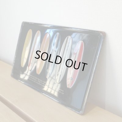 画像4: ブリキ看板 サーフボード ビンテージ サーフィンSURFBOARDS 夏 プレート 壁飾り アメリカン 雑貨 インテリア 可愛い かわいい サーファー カフェ 店舗