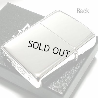 画像4: ZIPPO アーマー ジッポ ライター シルバー10ミクロン サイドロゴ入り 鏡面 ミラー仕上げ 金タンク かっこいい シンプル おしゃれ メンズ プレゼント ギフト