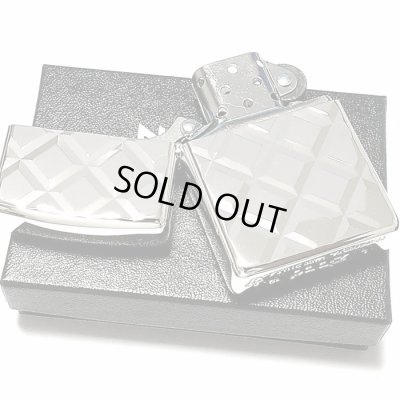 画像4: ZIPPO アーマー ジッポ ライター 深彫り ダイヤカット 鏡面仕上げ シルバー 両面同加工 かっこいい 重厚 高級 メンズ レディース ギフト