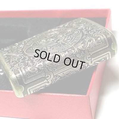 画像4: ZIPPO ライター アーマー ジッポ 4面連続彫刻 360°マルチカット アンティークブラス 映画コレクション ベネディクトデザイン メンズ ギフト プレゼント