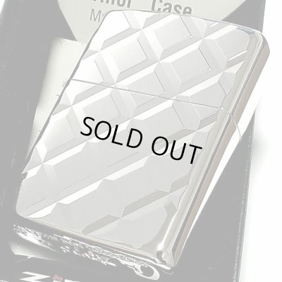 画像5: ZIPPO アーマー ジッポ ライター 深彫り ダイヤカット 鏡面仕上げ シルバー 両面同加工 かっこいい 重厚 高級 メンズ レディース ギフト