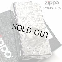 ZIPPO スリム ジッポ ライター フクロウ 細密エッチング 梟 彫刻 ニッケル鍍金 シルバー Metal Plate 可愛い メンズ レディース 女性