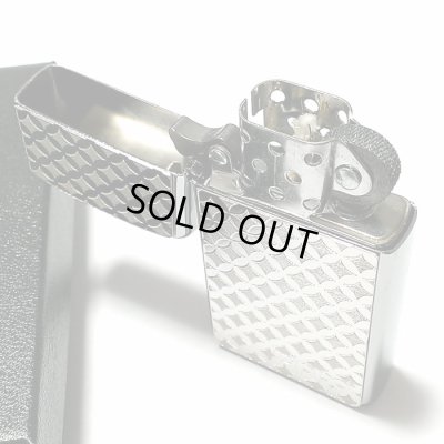 画像4: ZIPPO スリム ジッポ ライター 七宝 細密エッチング 彫刻 ニッケル鍍金 シルバー Metal Plate 女性 可愛い おしゃれ メンズ レディース