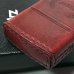 画像7: ZIPPO 革巻き ジッポ ライター ダメージ加工 レッド 赤 牛本皮 ユーズド仕上げ zippoロゴ ハンドメイド かっこいい おしゃれ ギフト 女性